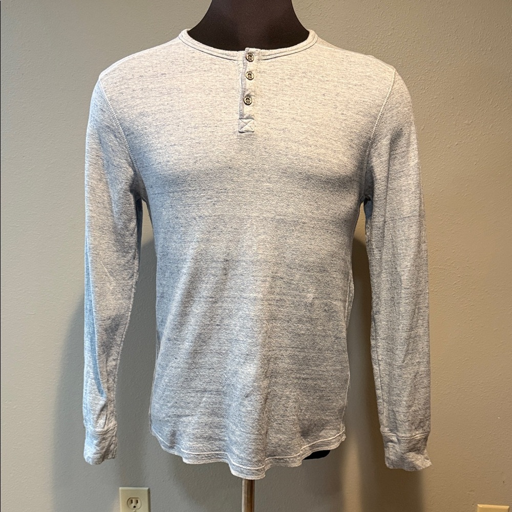 BKE Light Blue Men’s Medium Long Sleeve Henley